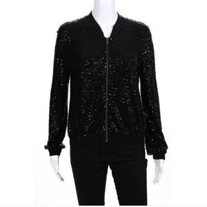 JIMMY CHOO x HM SEQUIN BOMBER JACKET LOVERS FRIENDS MAJORELLE FREE PEOPLE NYE.